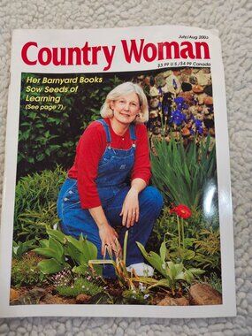 Country Woman Magazine July/Aug 2003 Gardening Daisies Her Barnyard Books Cover